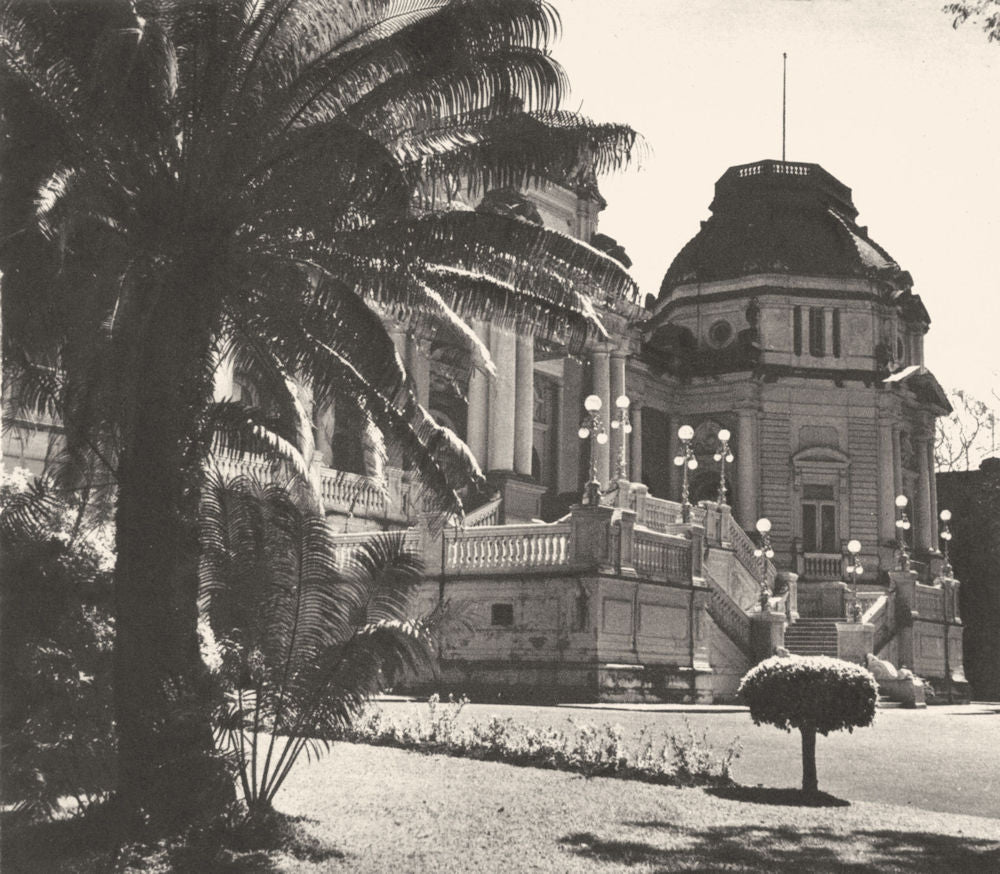 BRAZIL. Rio de Janeiro. Le Palais Guanabara 1951 old vintage print picture